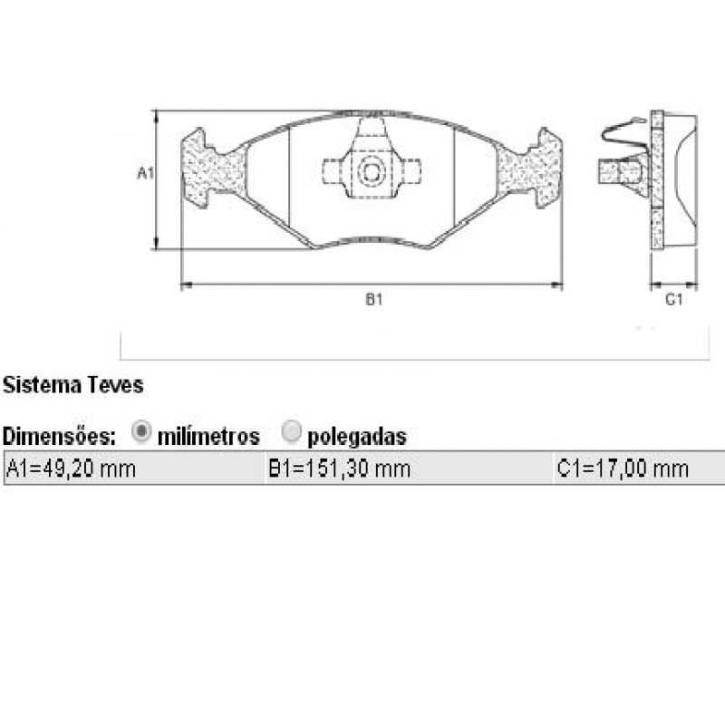 Pastilha Palio Siena /fiorino 09/ (pistao Aco/sol/v Cobreq