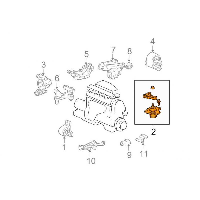 Coxim Motor Le Civic 1.7 01/06 (manual E Autom) Mobensani