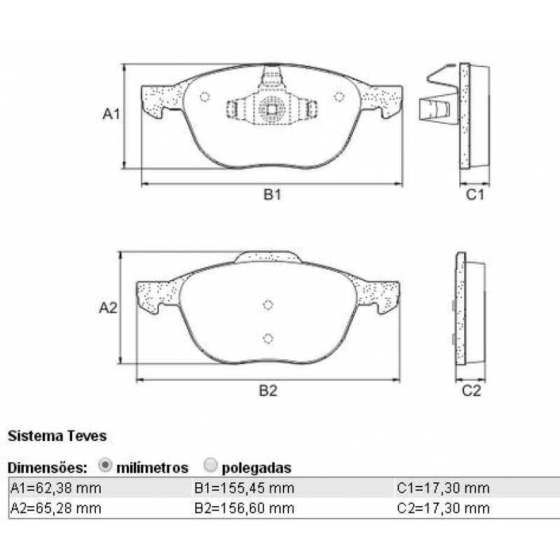 Pastilha Focus 08/09 Ecosport 2.0 08/12 Trw Pastilhas