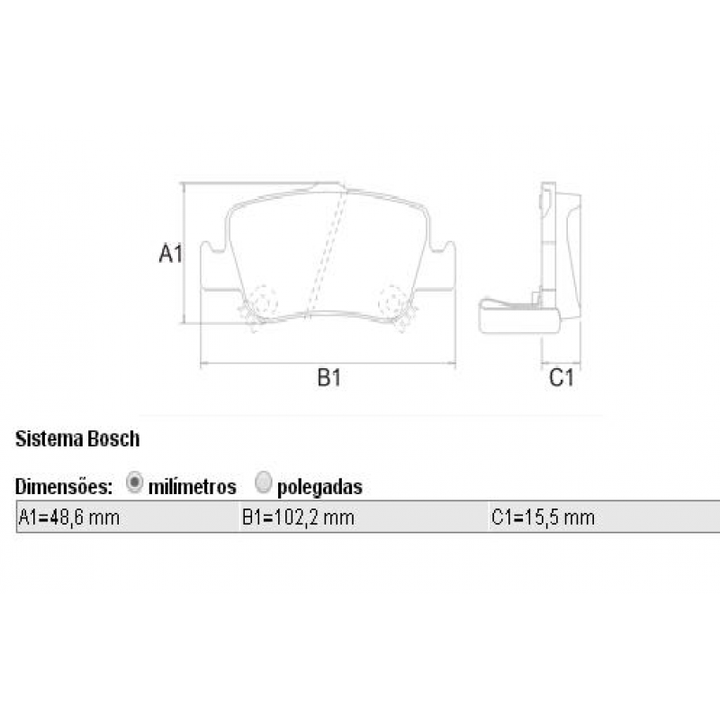 Pastilha Tr Corolla 06.08/2020 (c/ Antiruido) Cobreq