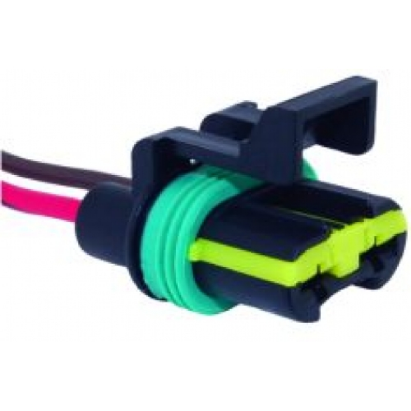 Conector/chicote 2 Vias Ventoinha Palio 1.5/1.6 E 1.6 16v/temp/week/gm - Fios 4,0mm Tc Chicotes
