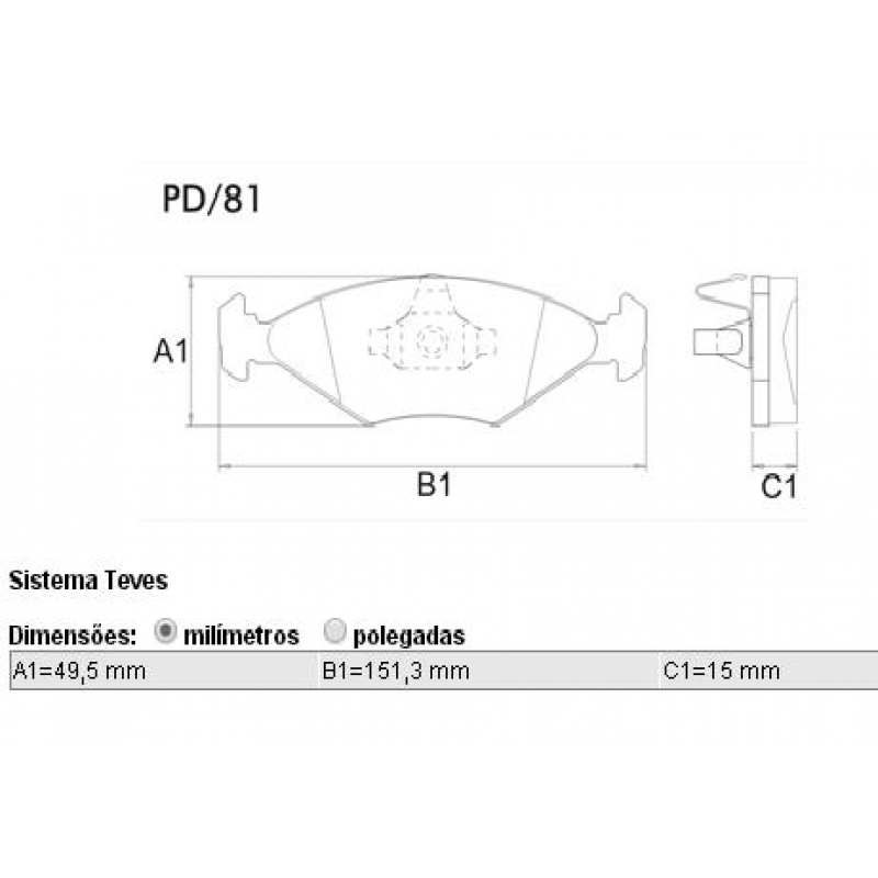 Pastilha Gol/par/sav G4 (mod Antigo) 09/ (sis Cobreq