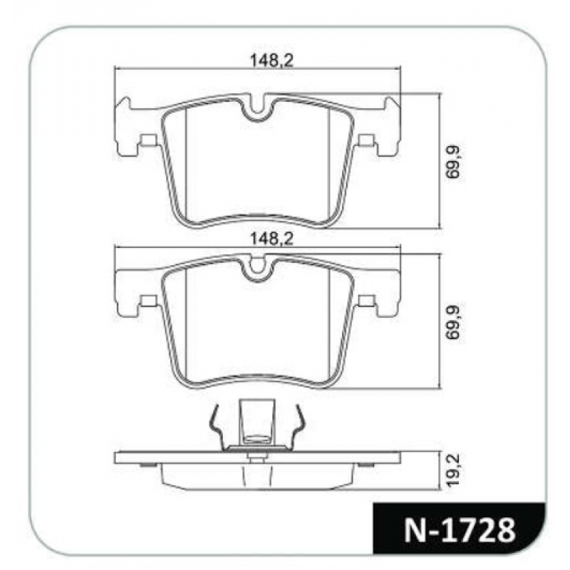 Pastilha 125i Sport 2.0  14/. 328i Gt 14/, X3 35i 3.0 14/ Cobreq