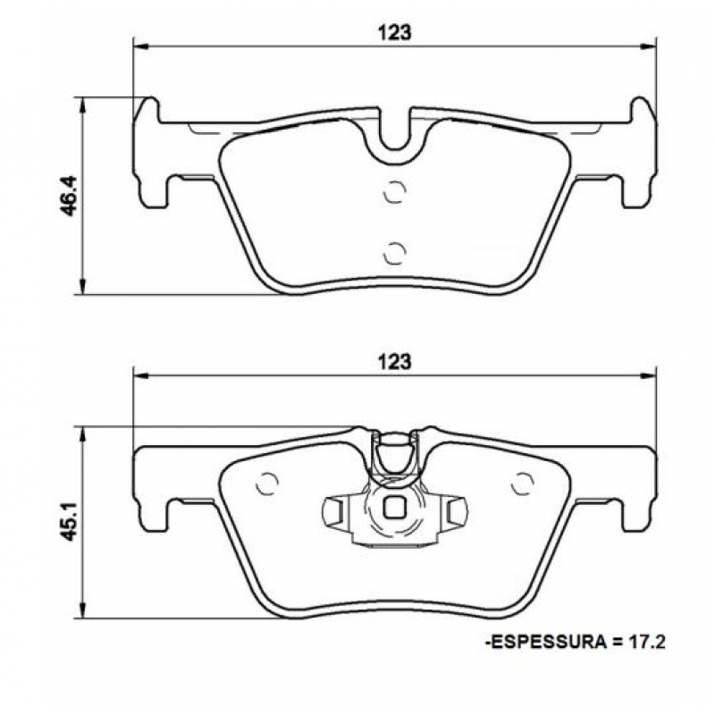 Pastilha Freio Traseiro 118ia 2.0 16v 2011/ Bmw 435i M Sport 3.0 2014/ Cobreq