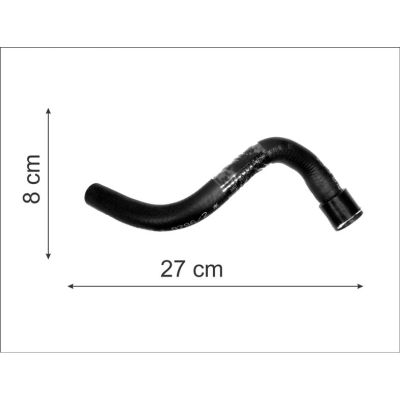 Mangueira Saida Ar Quente Corsa G2 Montana 1.0 1.4 1.8 8v 2002/ (com Engate Rapido) Cauplas