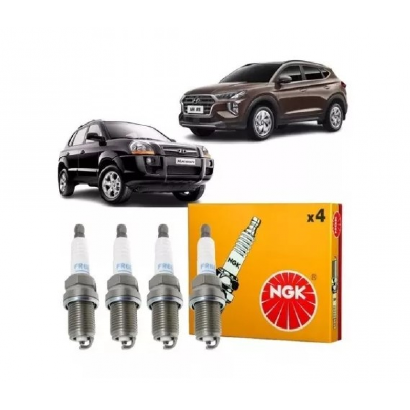 Vela Ign Ngk Fr6ed Tucson 2.0 16v Flex 2010/ Ngk