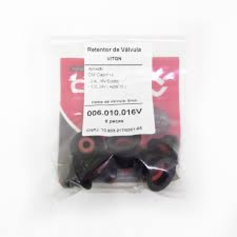 Retentor Vedador Haste Valvula Gm 2.4 16v/3.0 V6 24v 2010/ 6,0mm Jago Retentores E Valvulas