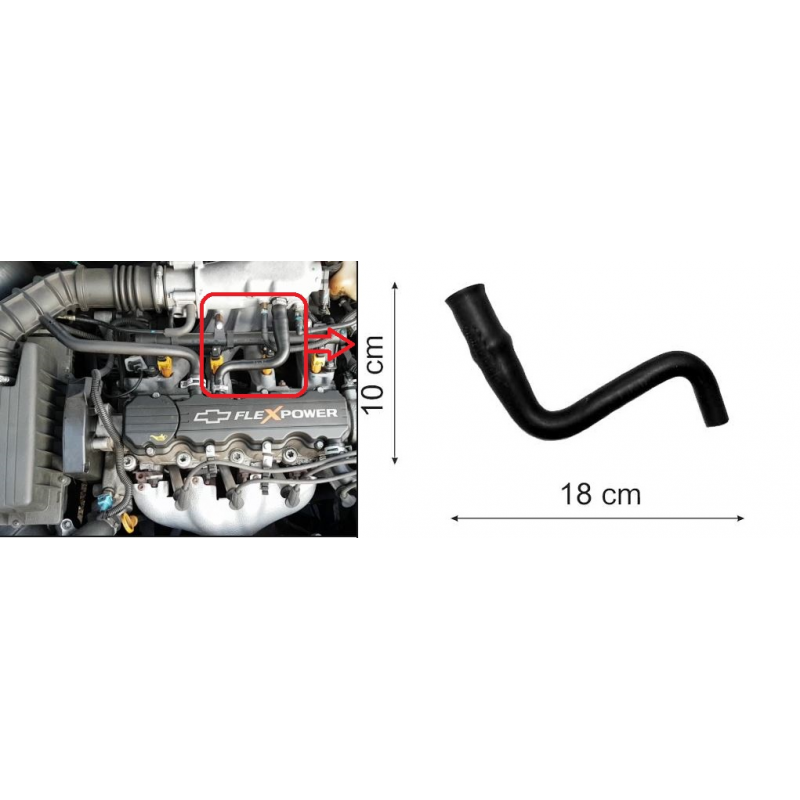 Mangueira Respiro Motor Astra Vectra Zafira 2.0 8v 1999/ (sem Valvula Antichama) Cauplas