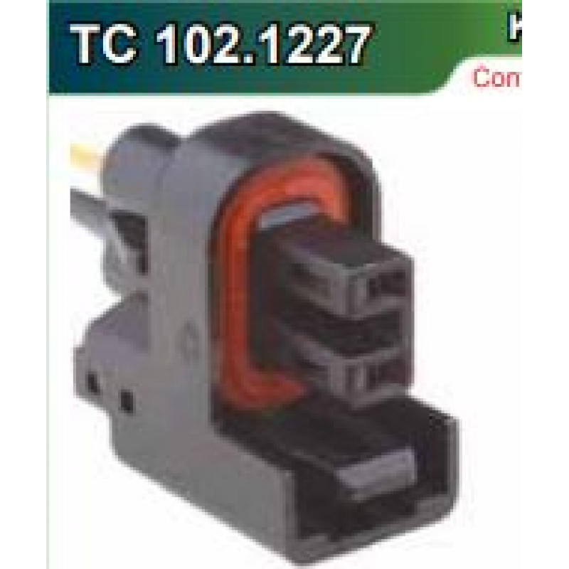 Conector/chicote 2 Vias Bico Inj Tc Chicotes
