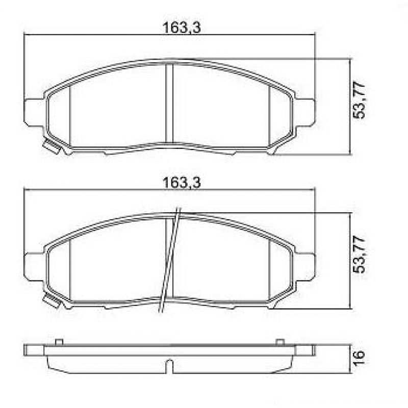 Pastilha Freio Dt Frontier 2.5 2008/2016 Syl