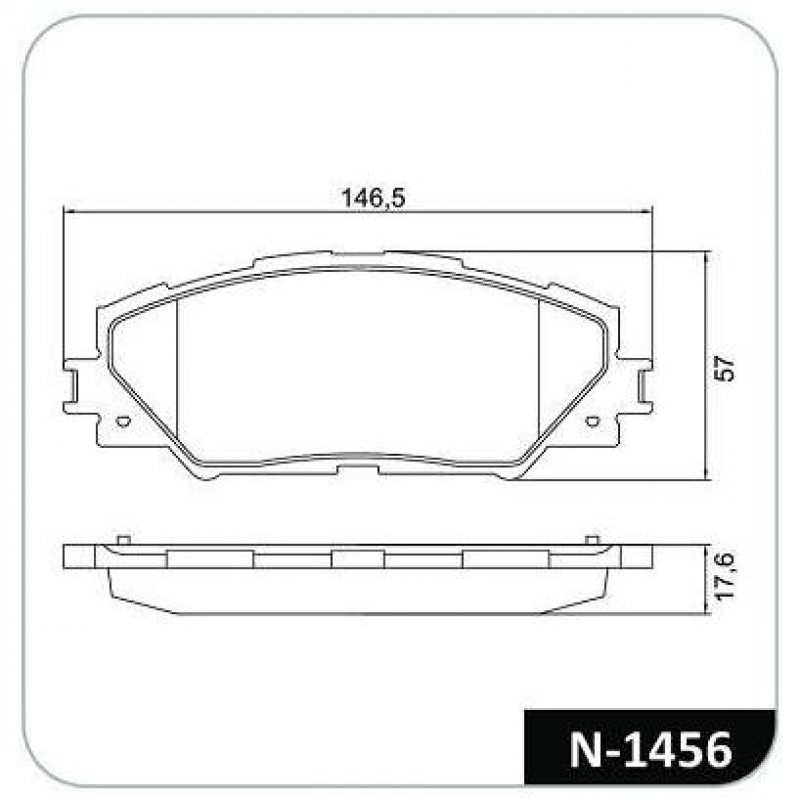 Pastilha Rav4 06/ (sistema Advics) Cobreq