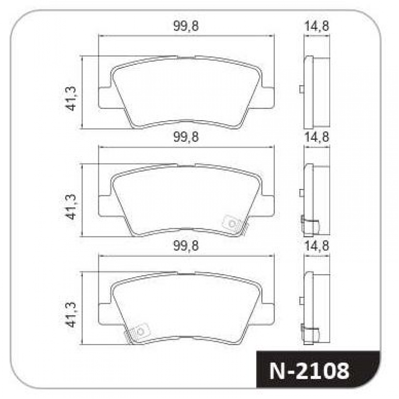 Pastilha Traseiro Ix35/tuc/sportage 2.0 17/ Cobreq