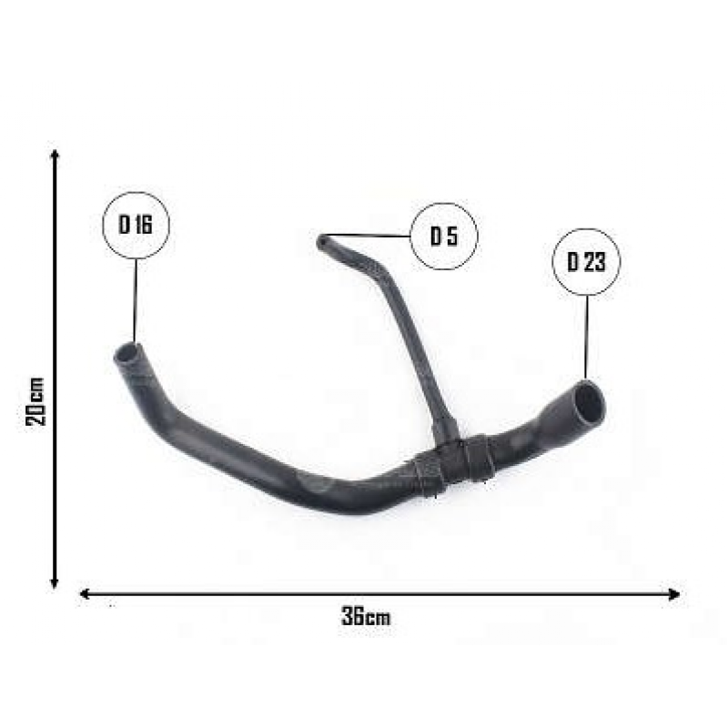 Mangueira Respiro Motor Gol At 1.0 8v 2002/ (com 3 Saidas) Cauplas