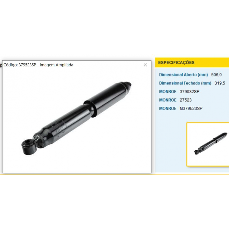 Amortecedor Traseiro Doblo Adventure 03/ Monroe