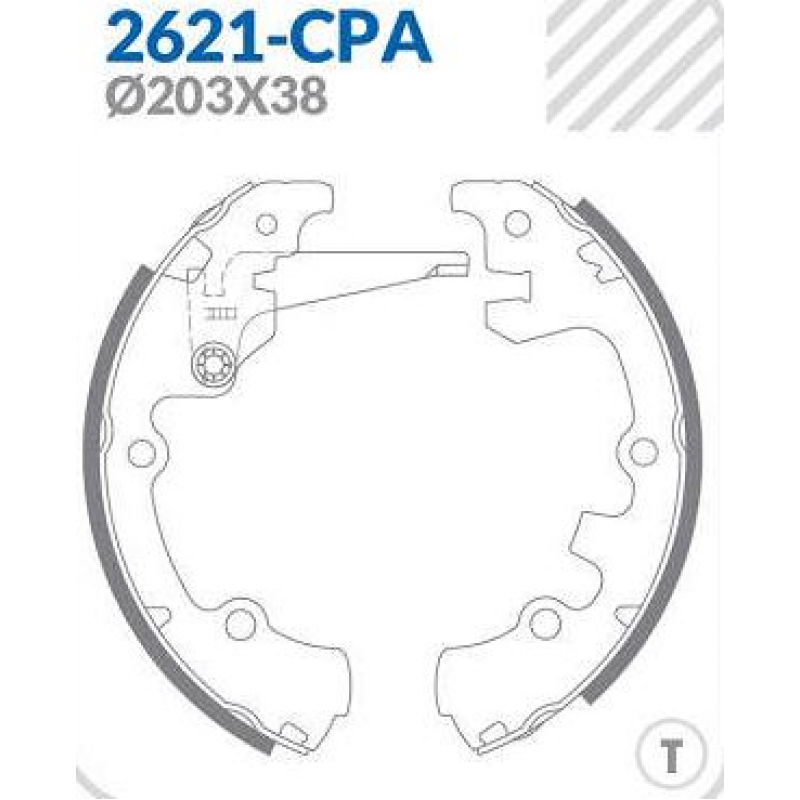 Jg Patins Freio Tras Fiesta Ecosport 02/ (sist Teves) Cobreq