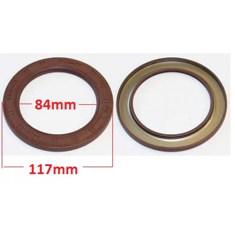 Retentor Traseiro Virabrequim Nissan Renault Hr16 Mr18 Mr20 H4m M4r 84x117x8,5mm Elring