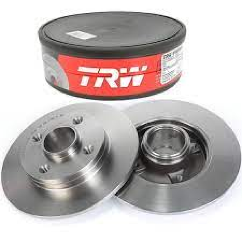 Disco Freio Traseiro Peugeot 208/307/c4 1.6/2.0 16v (c/cubo/s Rol) Trw