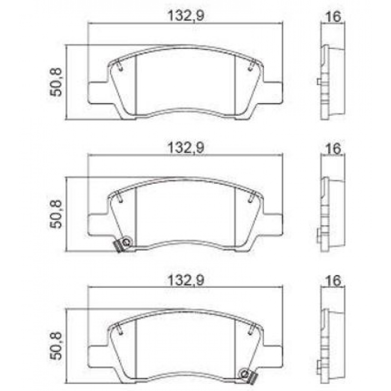 Pastilha Dianteira Hb20 1.0 2020/ Cobreq