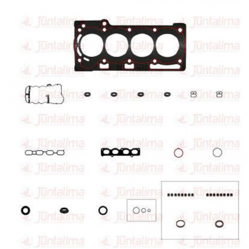 Jogo Juntas Motor Toyota Etios Yaris 1.3 1.5 16v 1nr-fe/2nr-fe/dohc 2012/ (chapa) Juntalima