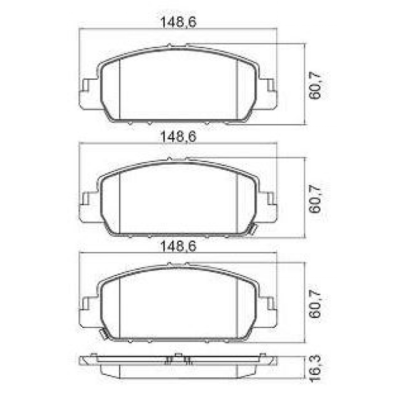 Pastilha Hrv Ex/exl/lx 1.8 Flex 15/, Accord 13/ (ceramica) Cobreq