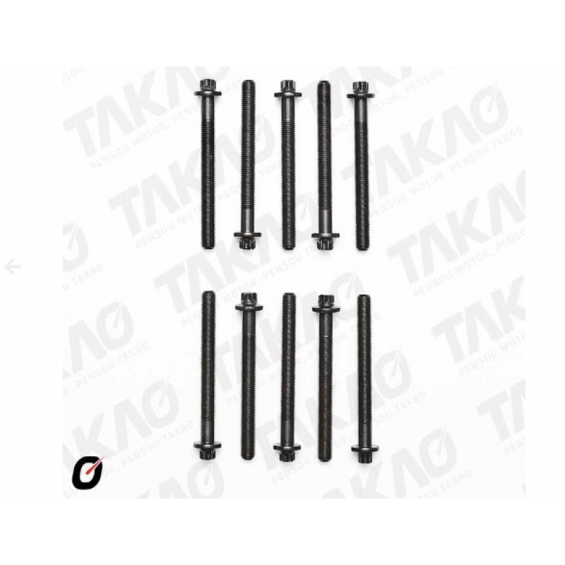 Parafuso Cabecote Renault 2.0 16v (jg 10 Pc) Takao Auto Parts