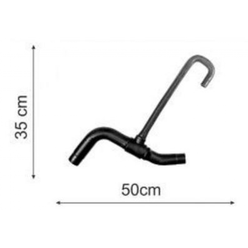 Mangueira Inferior Radiador Uno Fire Sem Ar Condicionado (com 1 Rabicho) Cauplas