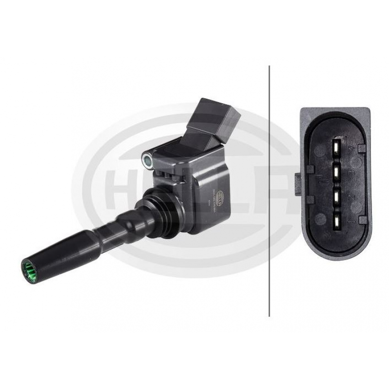 Bobina Ign Fox/gol/voyage 1.0 12v G6 Ea211 Gas 16/ Hella