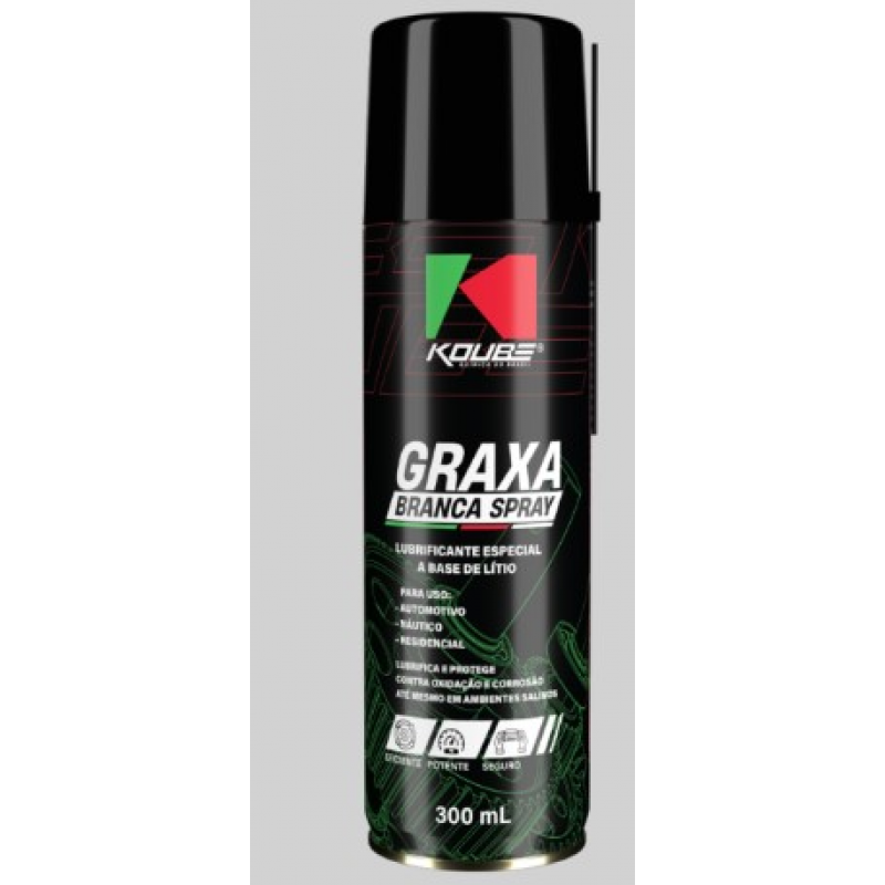 Spray Graxa Branca Koube 300ml Koube