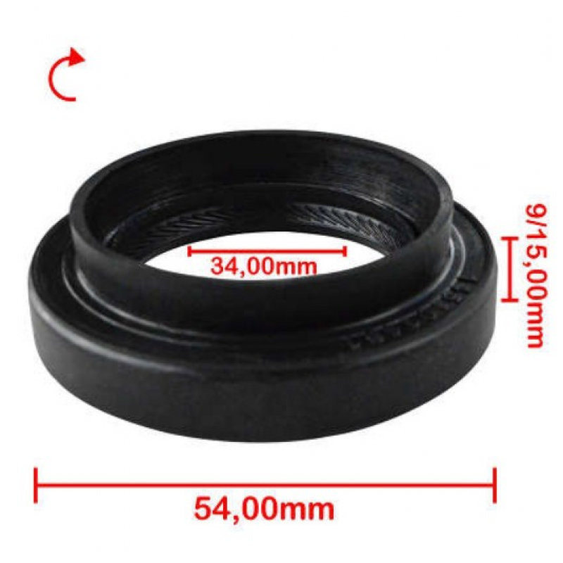 Retentor Semi Eixo Lado Direito (ld) Toyota Corolla 1.8 92/13 (automatico) - 34x54 Corteco