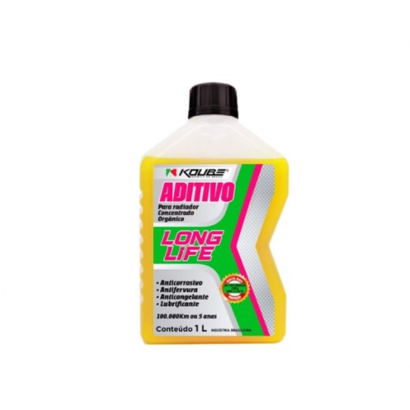 Aditivo Radiador 1lt Amarelo Koube - Concentrado - Long Life Koube