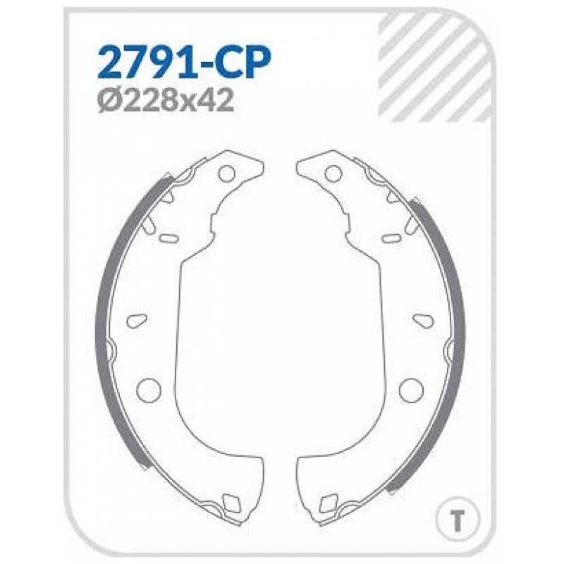 Jg Patins Traseiro Fiat Fiorino Tempra Uno Turbo 1992/1996 Cobreq