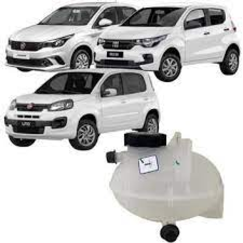 Reservatorio Radiador Mobi/uno 3cc (c/tampa) Original Fiat