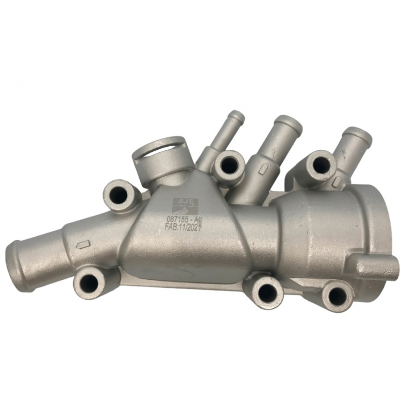 Carcaca Valvula Termostatica Ford Rocam 8v - Aluminio Parcial Aje