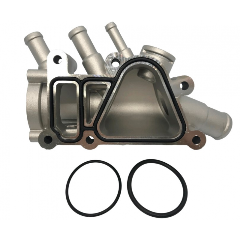 Carcaca Valvula Termostatica Ford Rocam 8v - Aluminio Parcial Aje