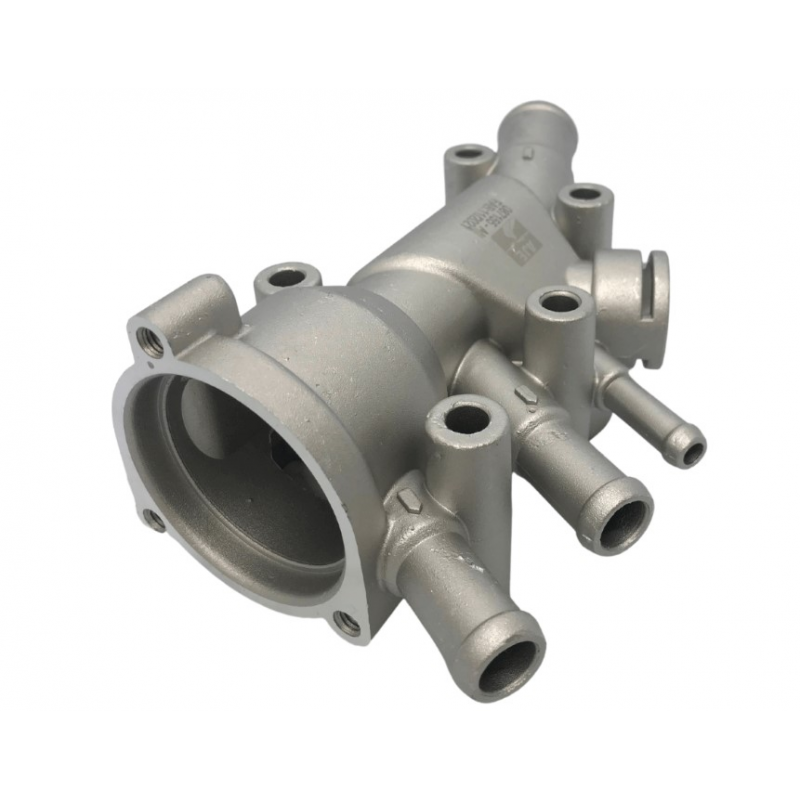 Carcaca Valvula Termostatica Ford Rocam 8v - Aluminio Parcial Aje