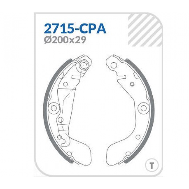 Jogo Patins Freio Traseiro Prisma 2014/ Onix 2012/ (s/haste) Cobreq