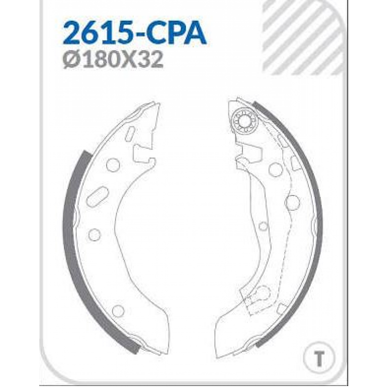 Jogo Patins Freio Traseiro Fiesta Ka 96/ (nac), Celta Pr Cobreq