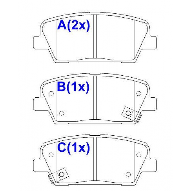 Pastilha Freio Traseiro Hyundai Santa Fe Kia Mohave 2010/ (ceramica) Syl