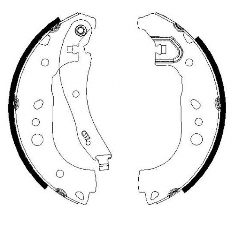 Jogo Patins Freio Vw Virtus Polo 1.6 16v 2018/ Syl