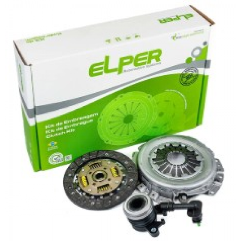 Kits Embreagem Logan Sandero March Versa 1.0 12v 3 Cilindros (com Atuador) - 200mm Elper Embreagens