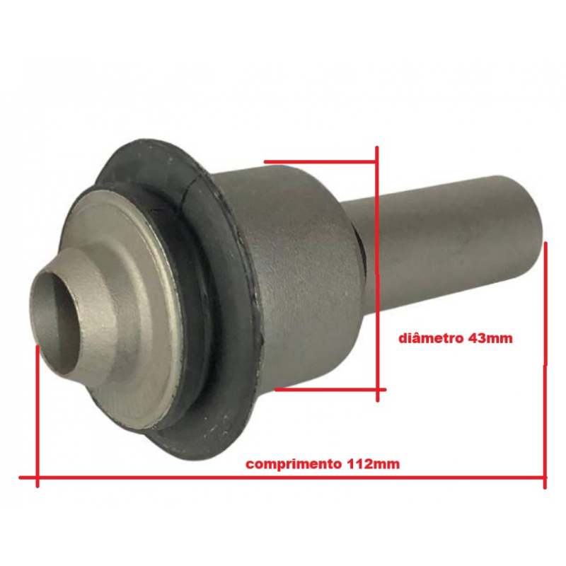 Bucha Agregado Motor Sentra 2014/2017 (menor Traseira) 43mm X 112mm Disfix