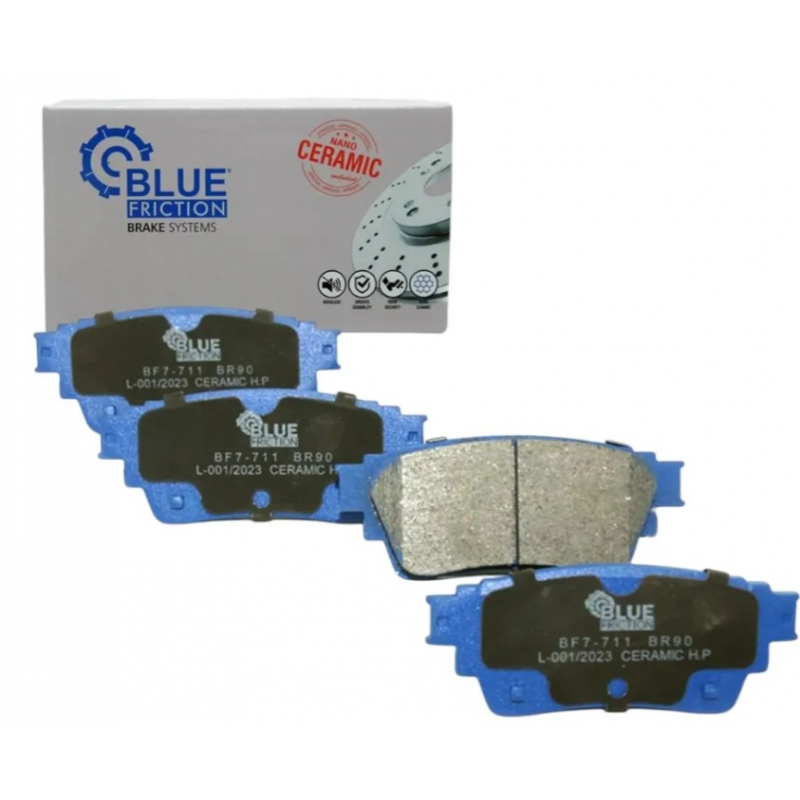 Pastilha Freio Traseiro Mitsubishi Eclipse Cross 2018/ (nano Ceramica) Blue Friction