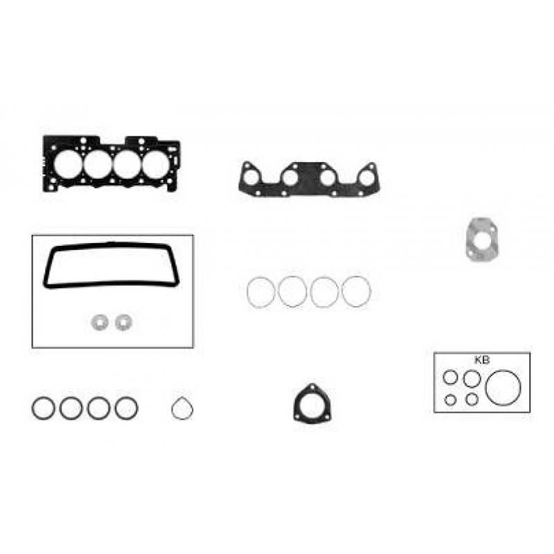 Jogo Juntas Cabecote Peugeot 206 207 Hoggar Citroen C3 1.4 8v Flex Tu3jp 2003/ (fibra) Bastos Juntas