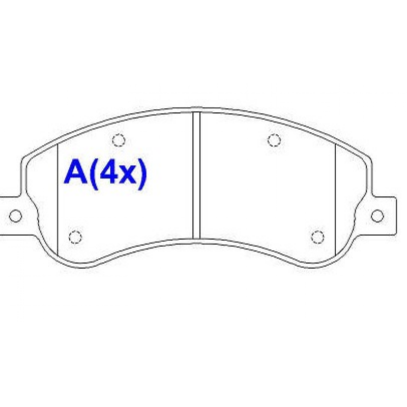 Pastilha Freio Dianteira Amarok 2.0 16v 10/ Syl