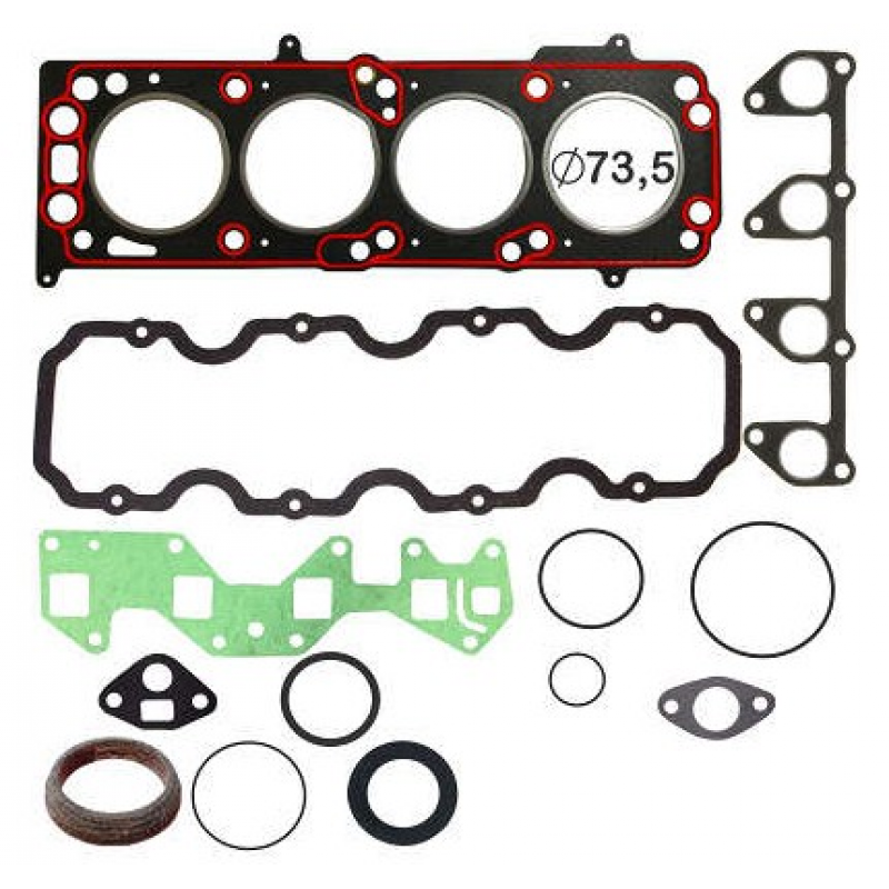 Jogo Juntas Cabecote Corsa 1.0 8v Efi 1994/1996 Bastos Juntas