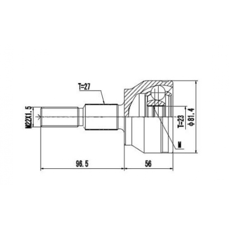 Homocinetica Ford Focus 1.6 /2.0 16v Automatico Axios
