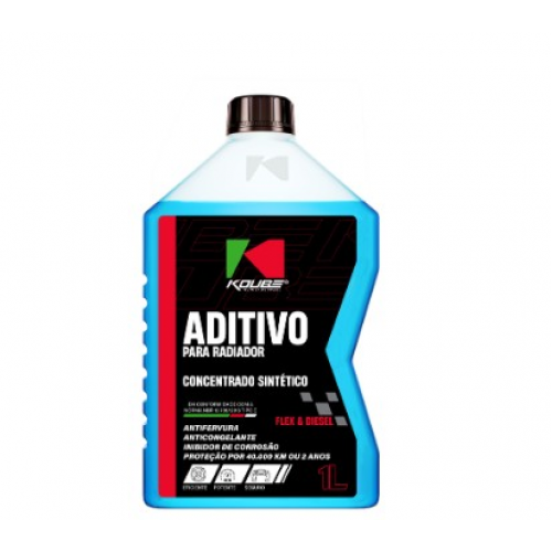 Aditivo Radiador 1lt Azul Koube - Concentrado - Sintetico (2 Anos) Koube