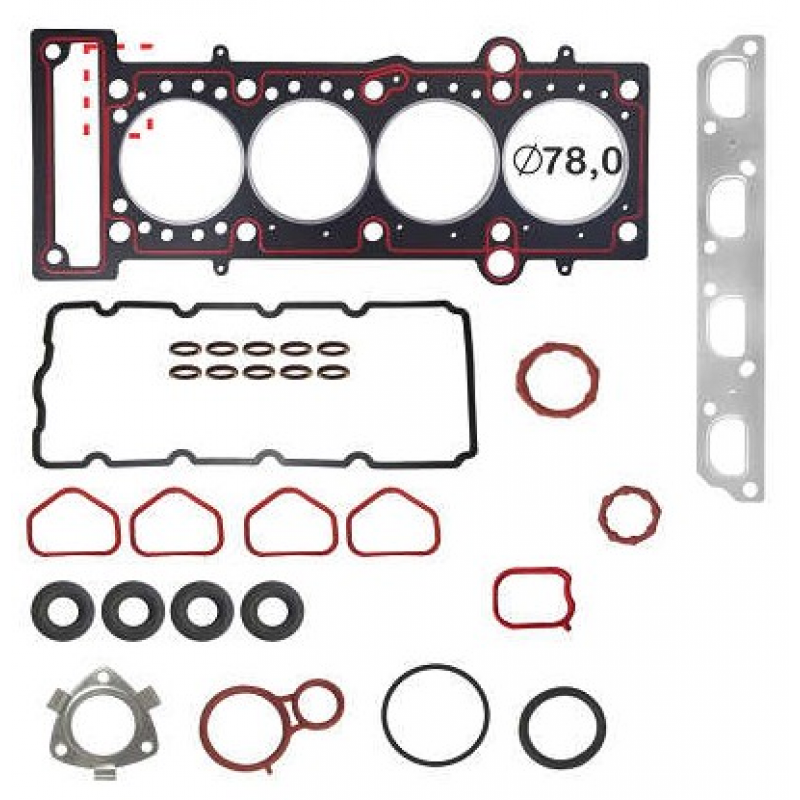 Jg Juntas Cabecote Fiat Doblo Punto Strada Linea Palio Etorq 1.6 16v 2010/2014 (fibra) Bastos Juntas