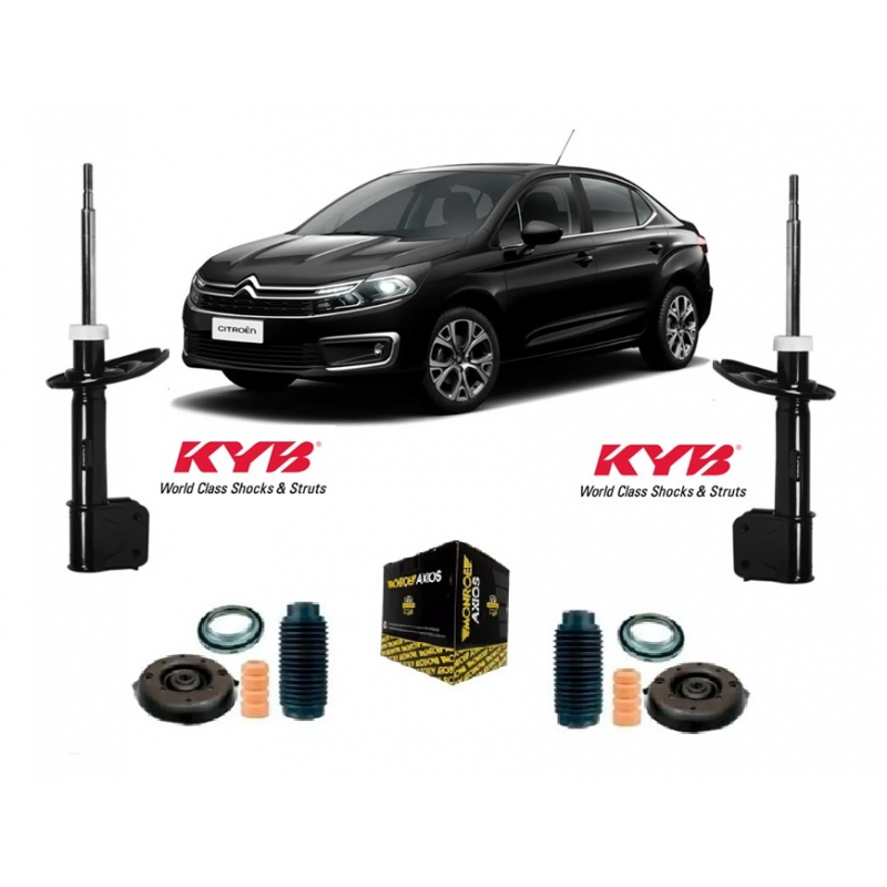 KIT AMORTECEDOR DIANTEIRO C4 LOUNGE COMPLETO