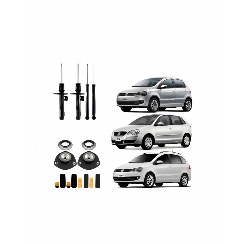KIT SUSPENSAO FOX 1.0 1.6 2002/2009